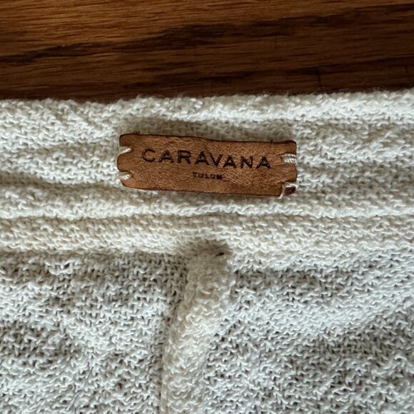 Elegant Cream Midi Skirt with Fringe - Picture 5 of 7